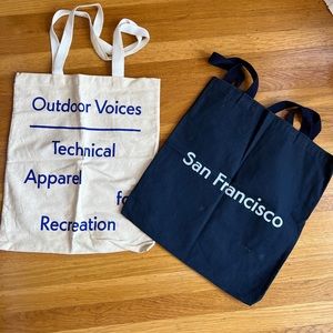 Outdoor Voices San Francisco Bag + free regular bag